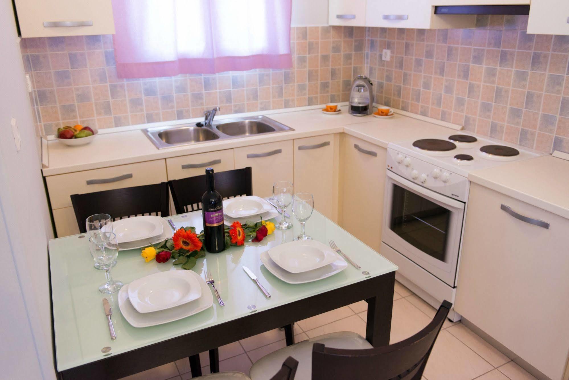 Anemi Leros Apartments Pandéli Kültér fotó